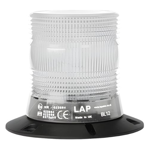 Led Beacon - Amber Colour, 3 Point Fixing, 12/24v, LAP Electrical - LKB 050
